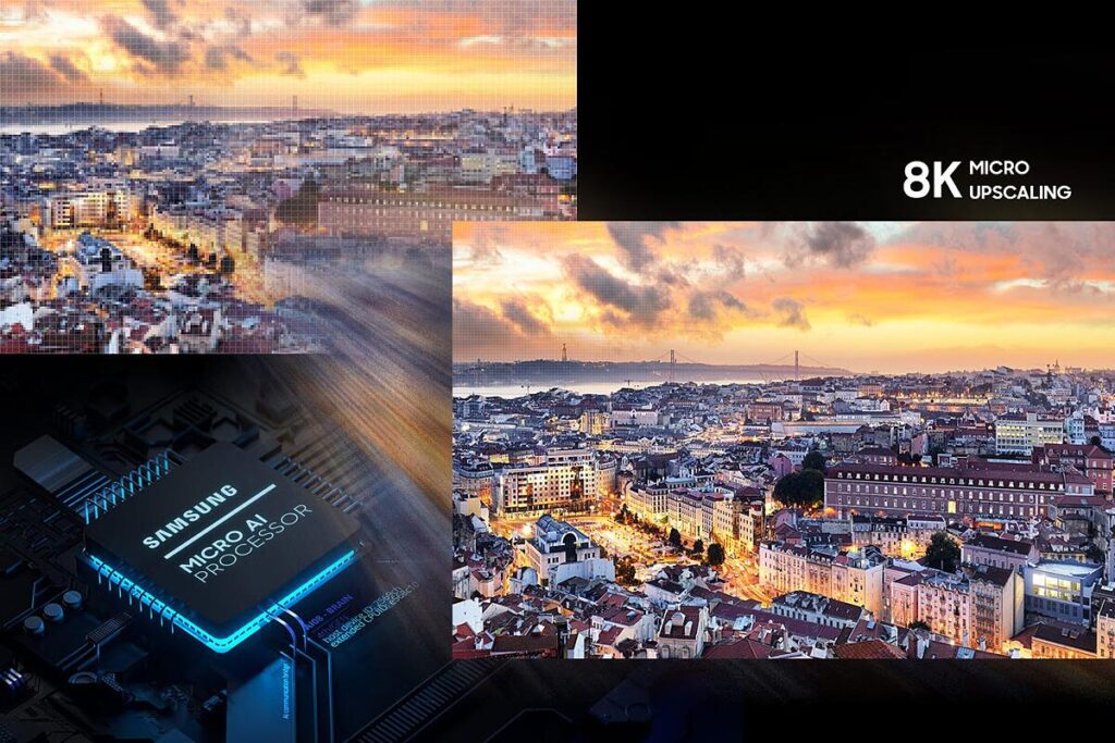 Samsung The Wall 8k upscaling