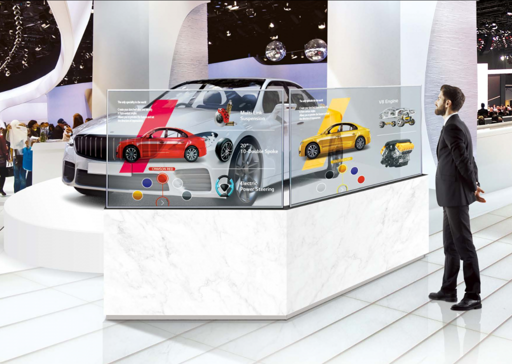 crystal display transparent LED Video Wall