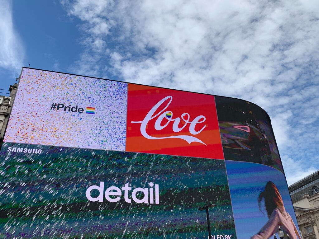 LED wall display content